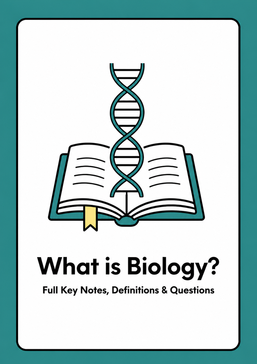 Bundle: Unit 01 - Biology - The Living Science — H1 Notes