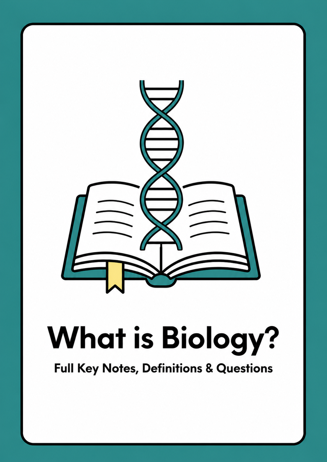 Bundle: Unit 01 - Biology - The Living Science — H1 Notes