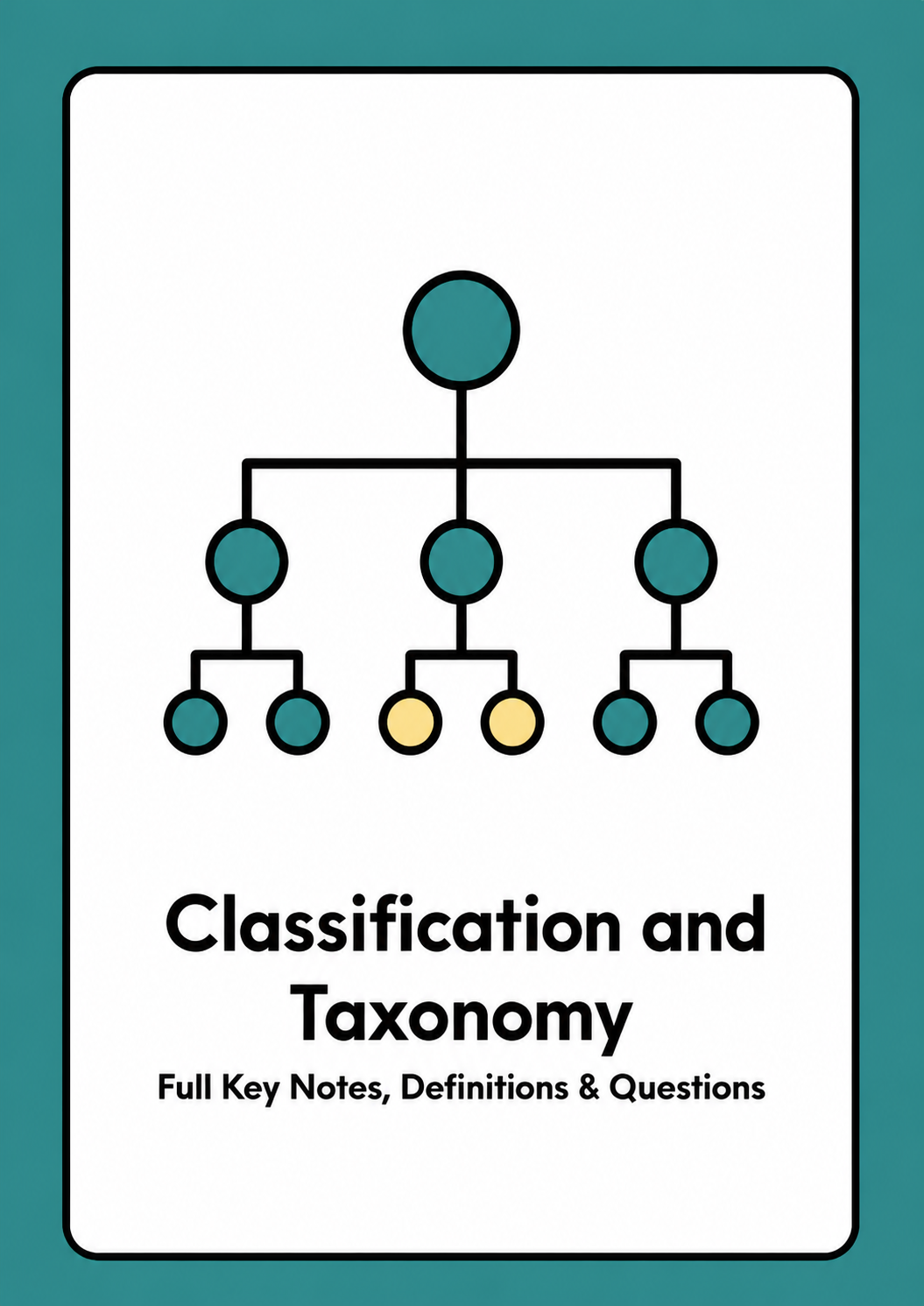 Chapter 4 - Classification and Taxonomy cover
