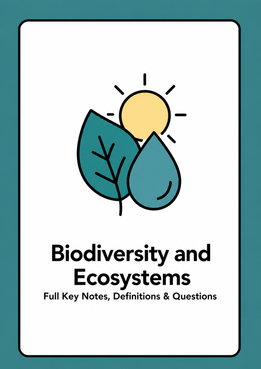 Bundle: Unit 03 - Ecosystems and Ecology — H1 Notes