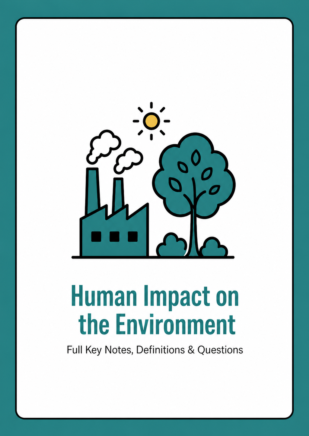 Chapter 13 - Human Impact on the Environment cover
