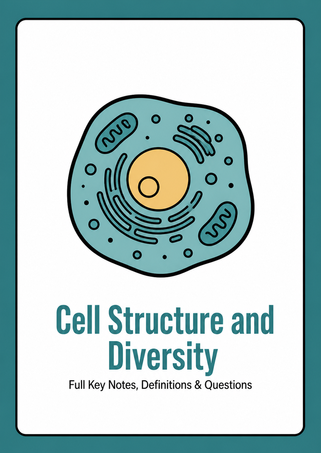 Chapter 16 - Cell Structure and Diversity cover