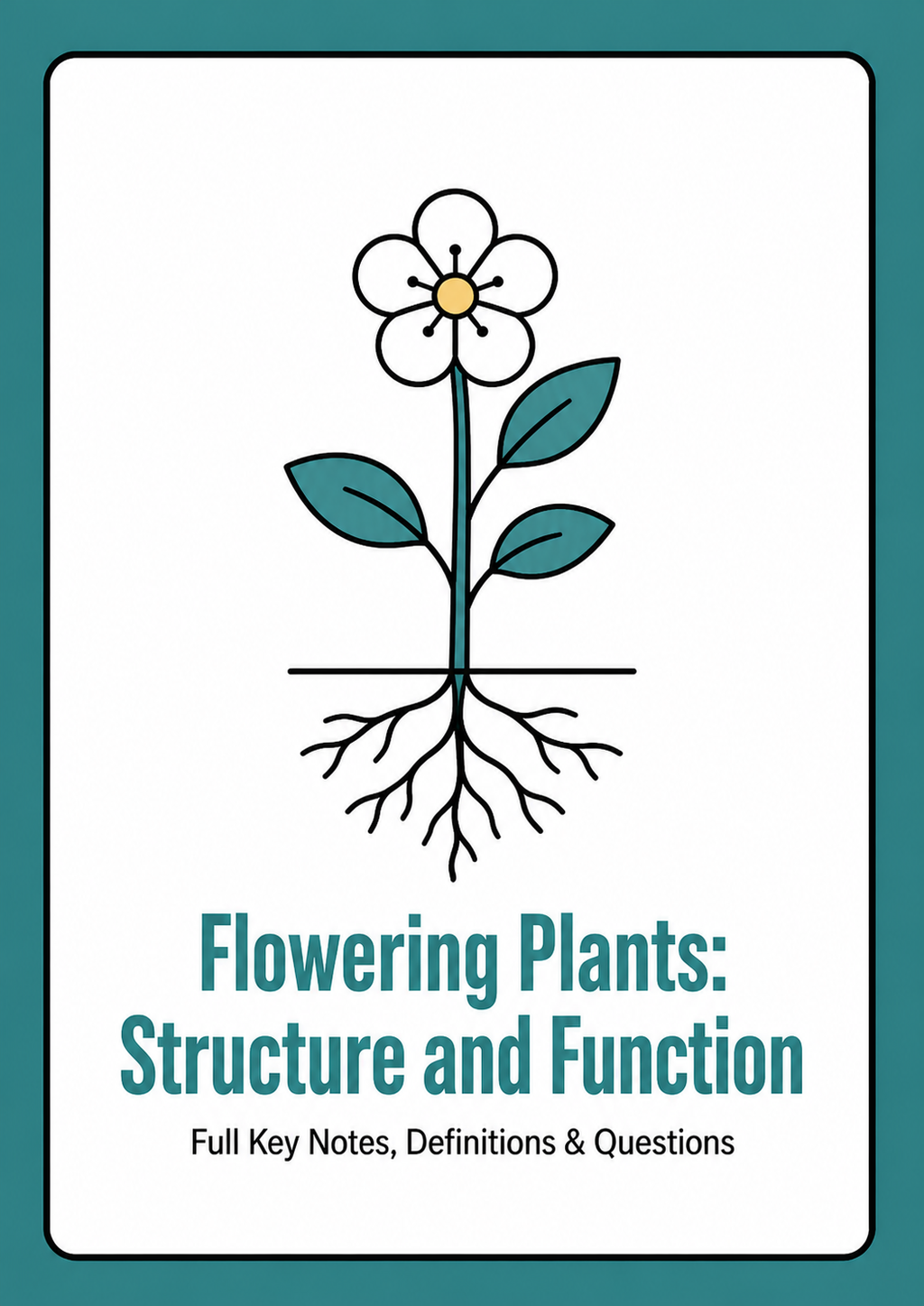 Chapter 19 - Flowering Plants - Structure and Function cover