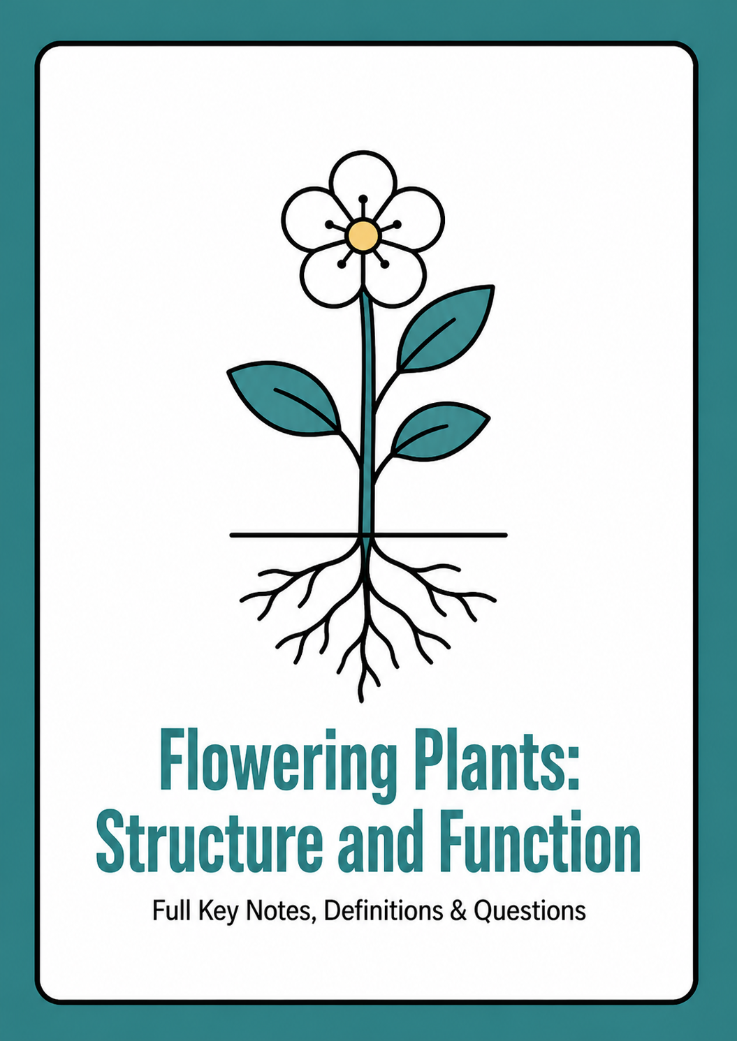 Chapter 19 - Flowering Plants - Structure and Function cover