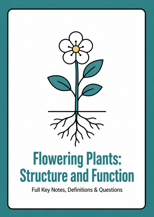 Chapter 19 - Flowering Plants - Structure and Function cover