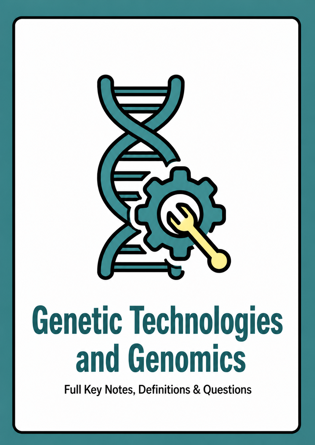 Chapter 26 - Genetic Technologies and Genomics cover