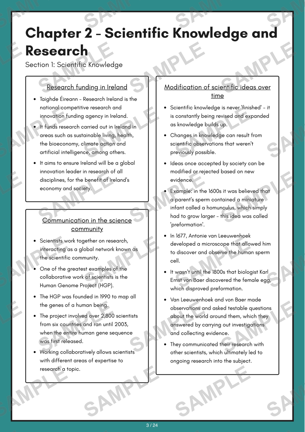 Chapter 02 - Scientific Knowledge and Research — H1 Notes