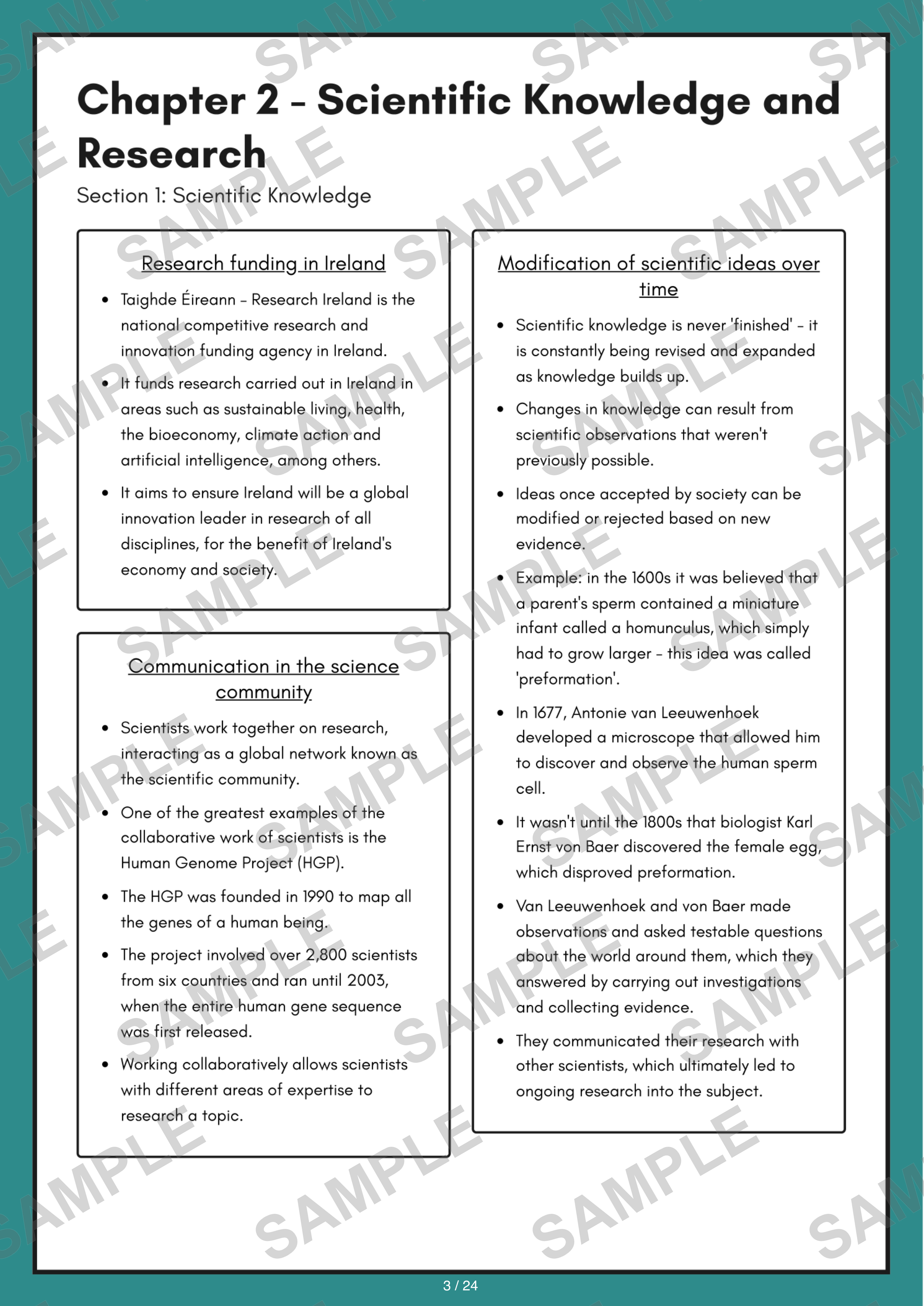 Chapter 02 - Scientific Knowledge and Research — H1 Notes