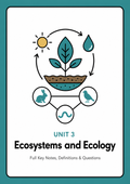 Bundle: Unit 03 - Ecosystems and Ecology — H1 Notes