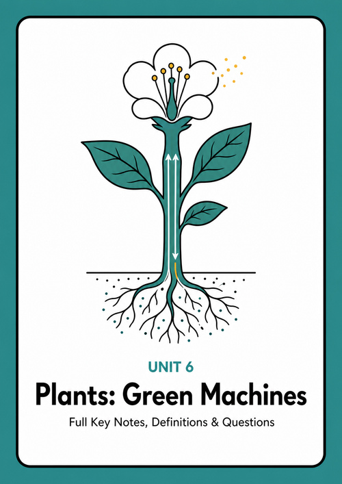Unit 6 - Plants - Green Machines